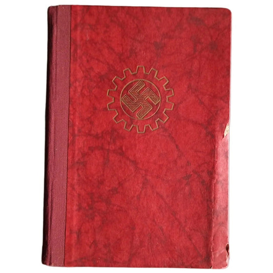 Carnet Original del Frente Alemán del Trabajo (DAF) — III Reich, WWII