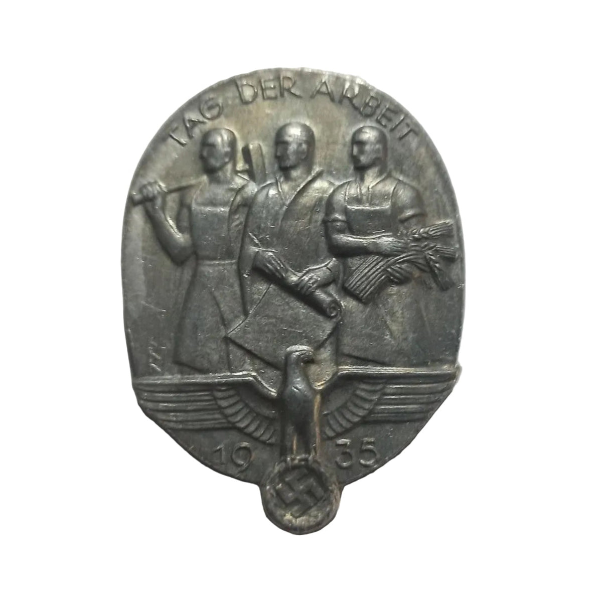 Pin Conmemorativo — Día del Trabajo, III Reich 1935