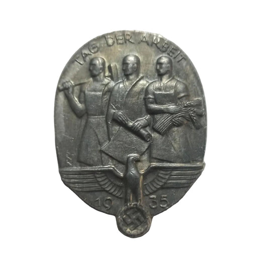 Pin Conmemorativo — Día del Trabajo, III Reich 1935
